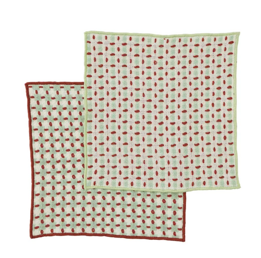 Kit Recycled Dish Cloth - Set of 2 - Sage