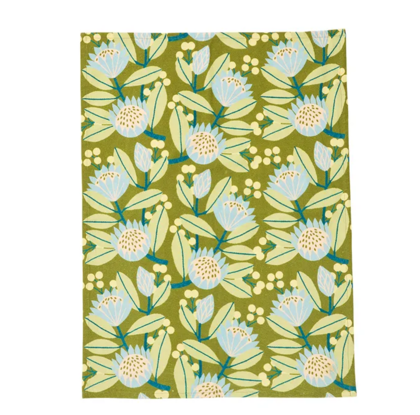 Kirra Cotton Tea Towel - Olive