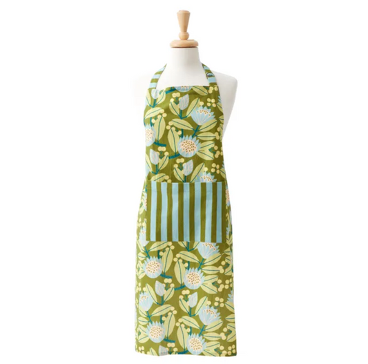 Kirra Cotton Apron - Olive