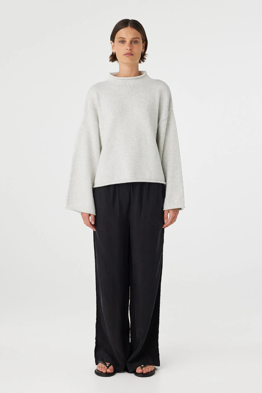Maeve Sweater - Snow Marle
