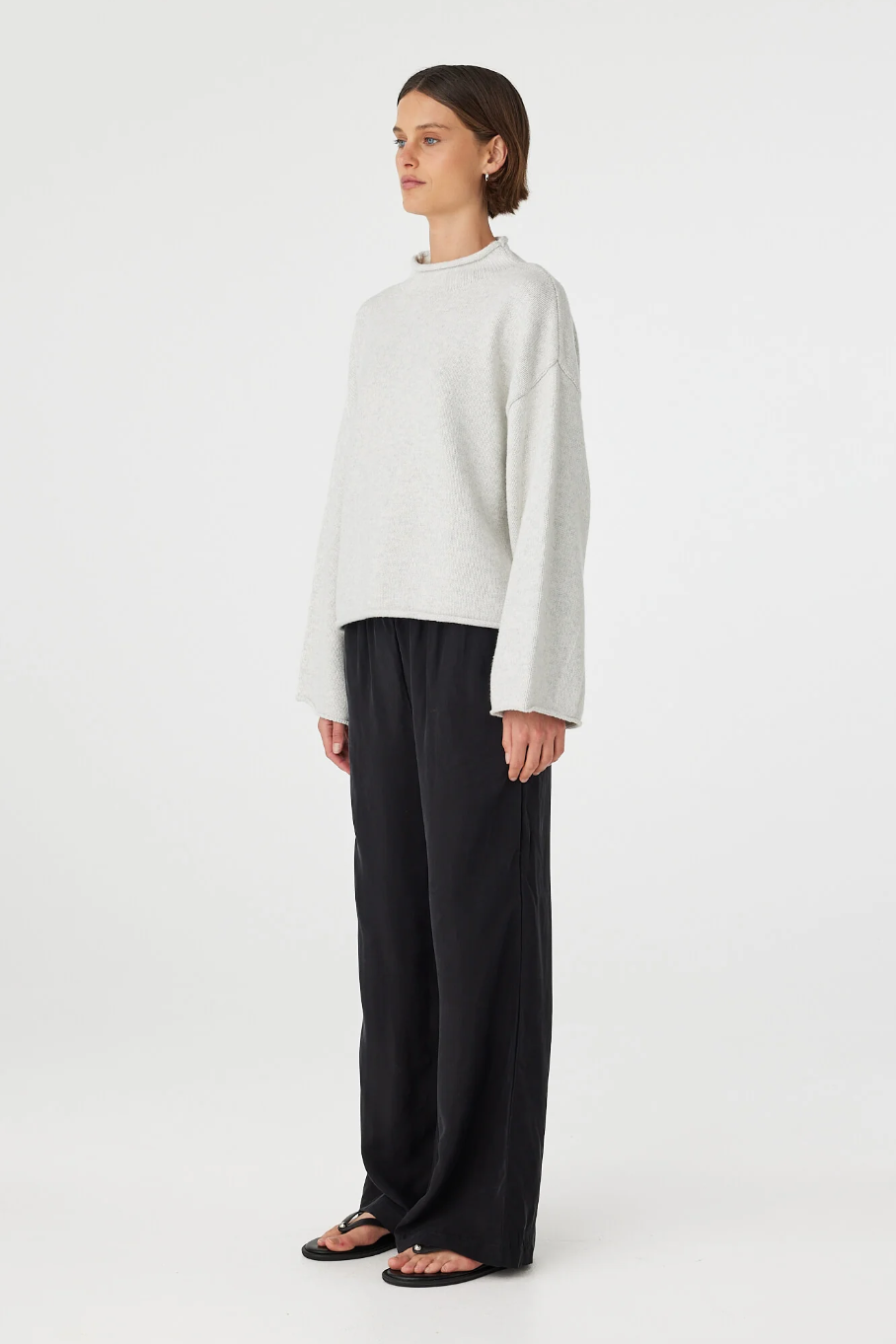 Maeve Sweater - Snow Marle