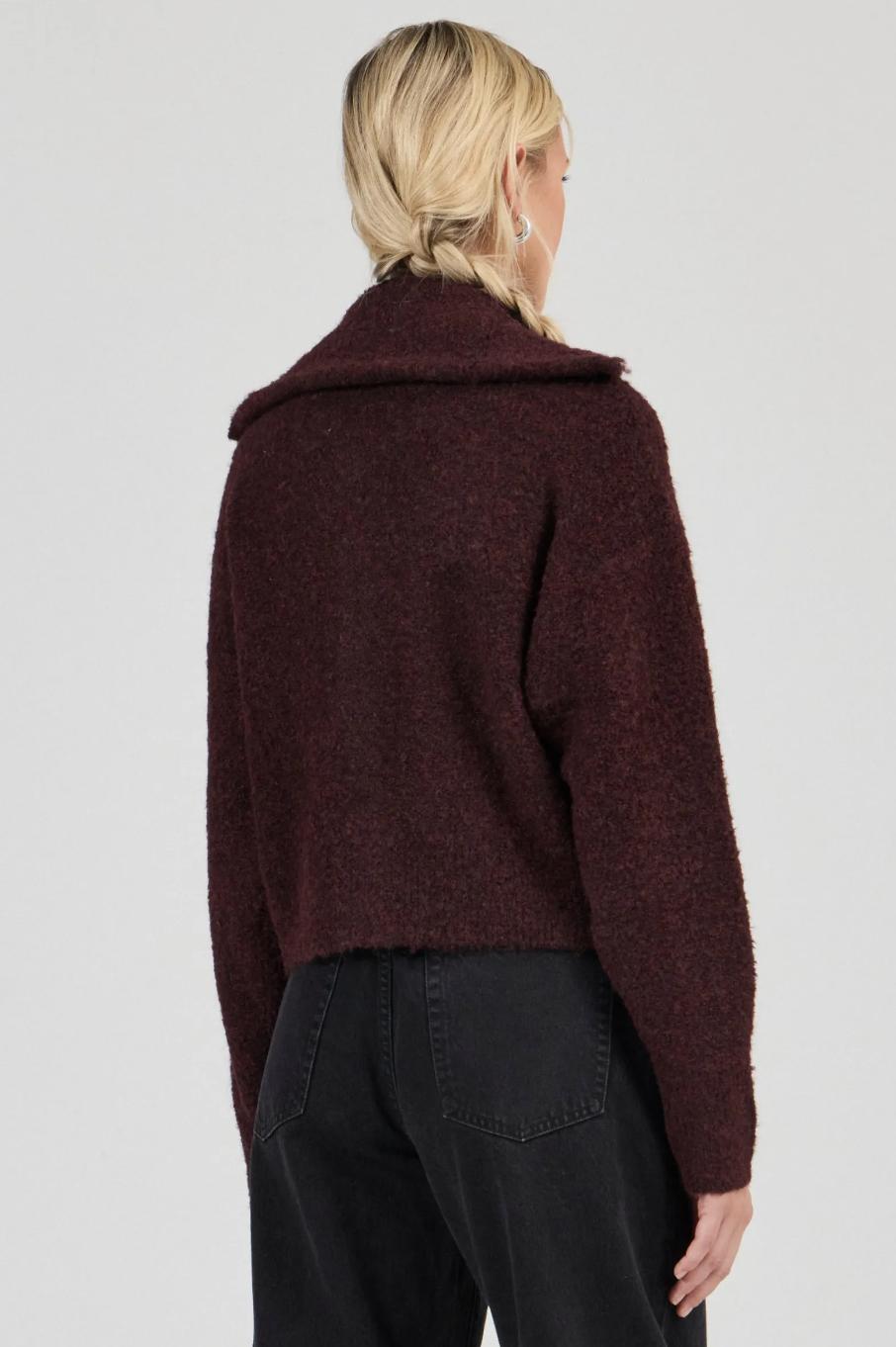 Loom Cardigan - Dark Cherry