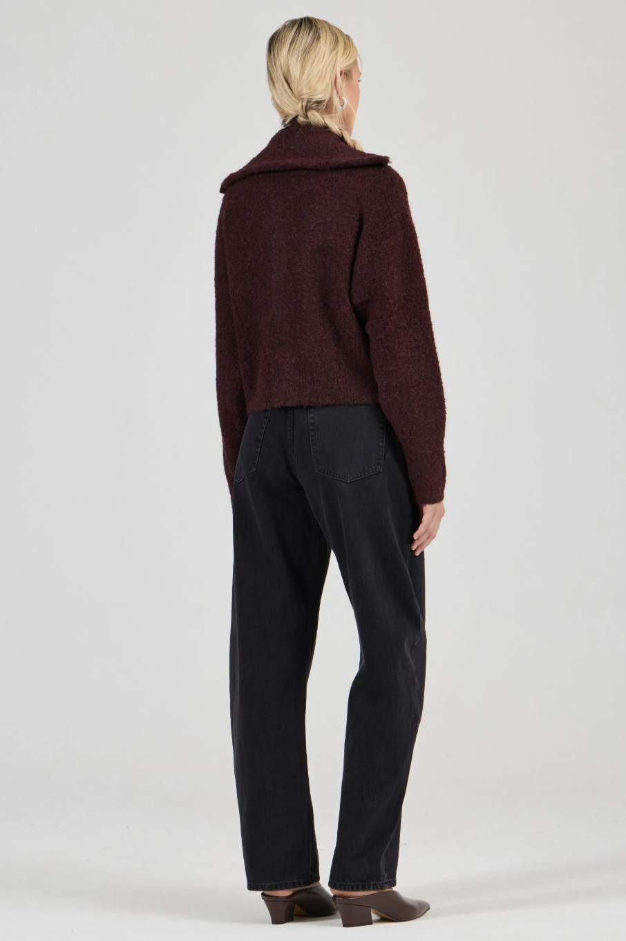 Loom Cardigan - Dark Cherry