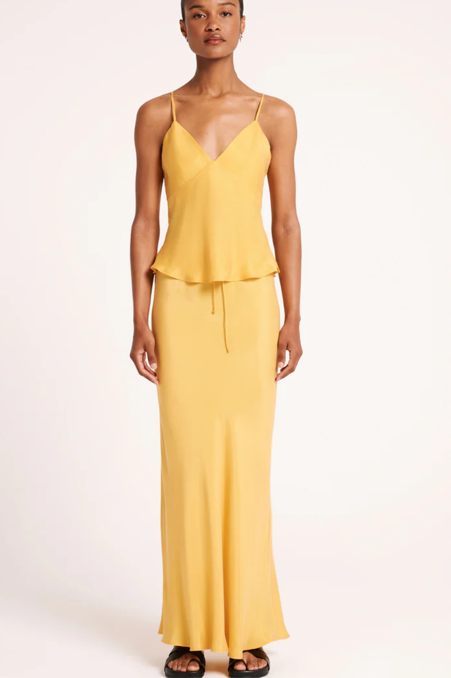 Lea Cupro Skirt - Marigold
