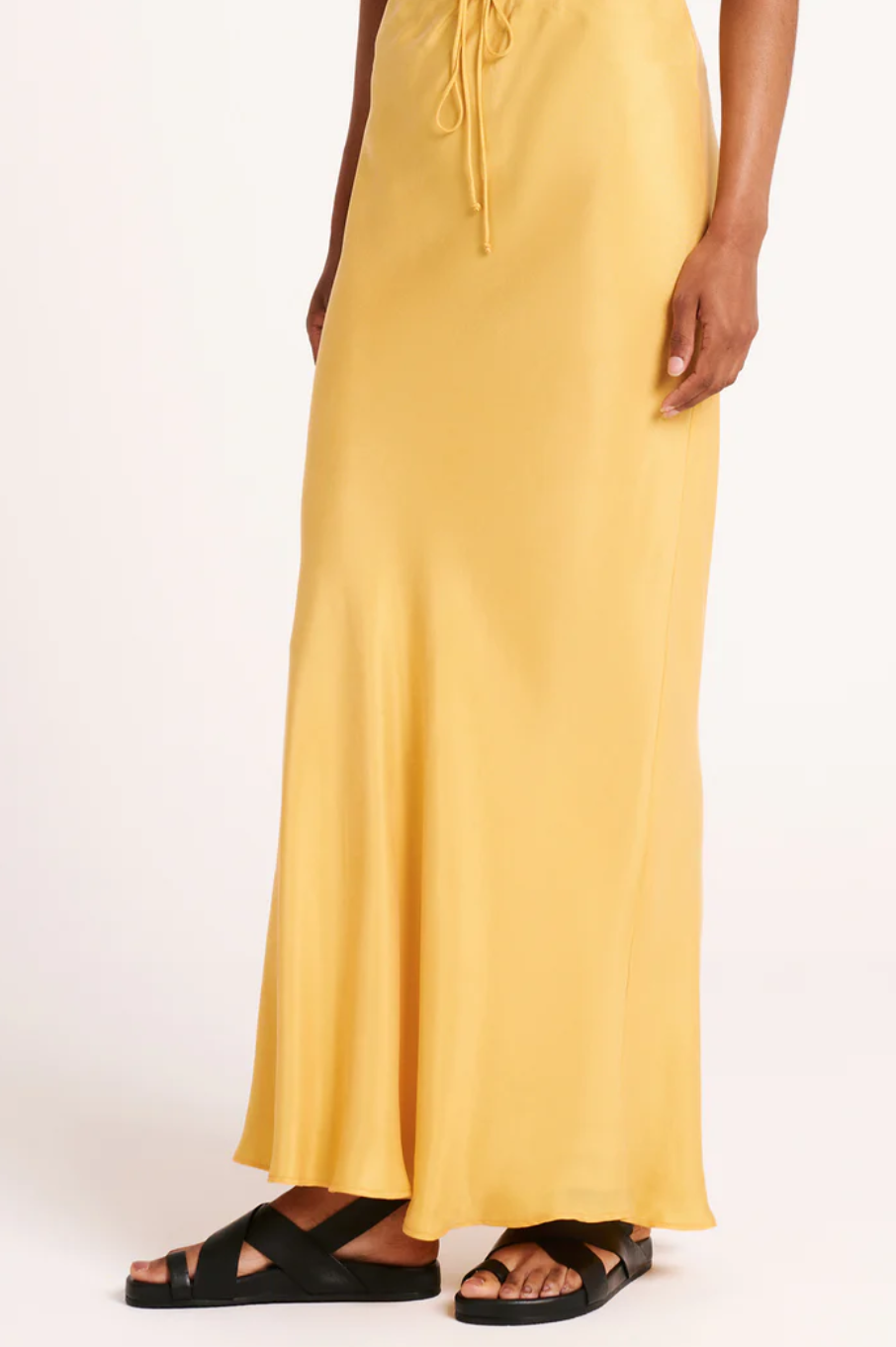Lea Cupro Skirt - Marigold