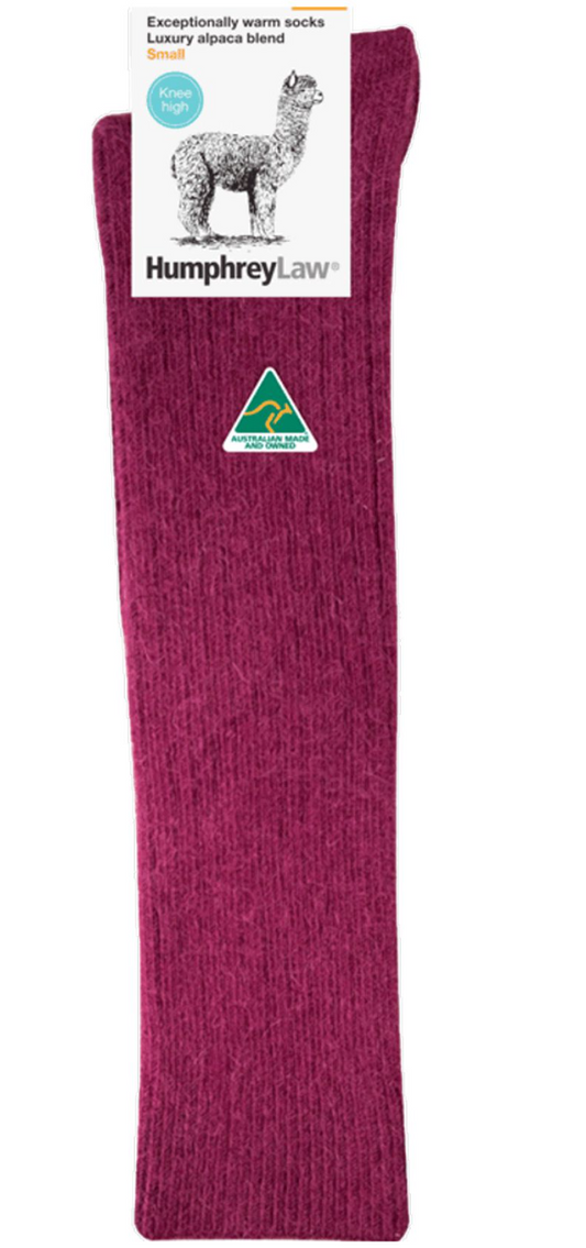 Alpaca Knee High Sock - Various Colours