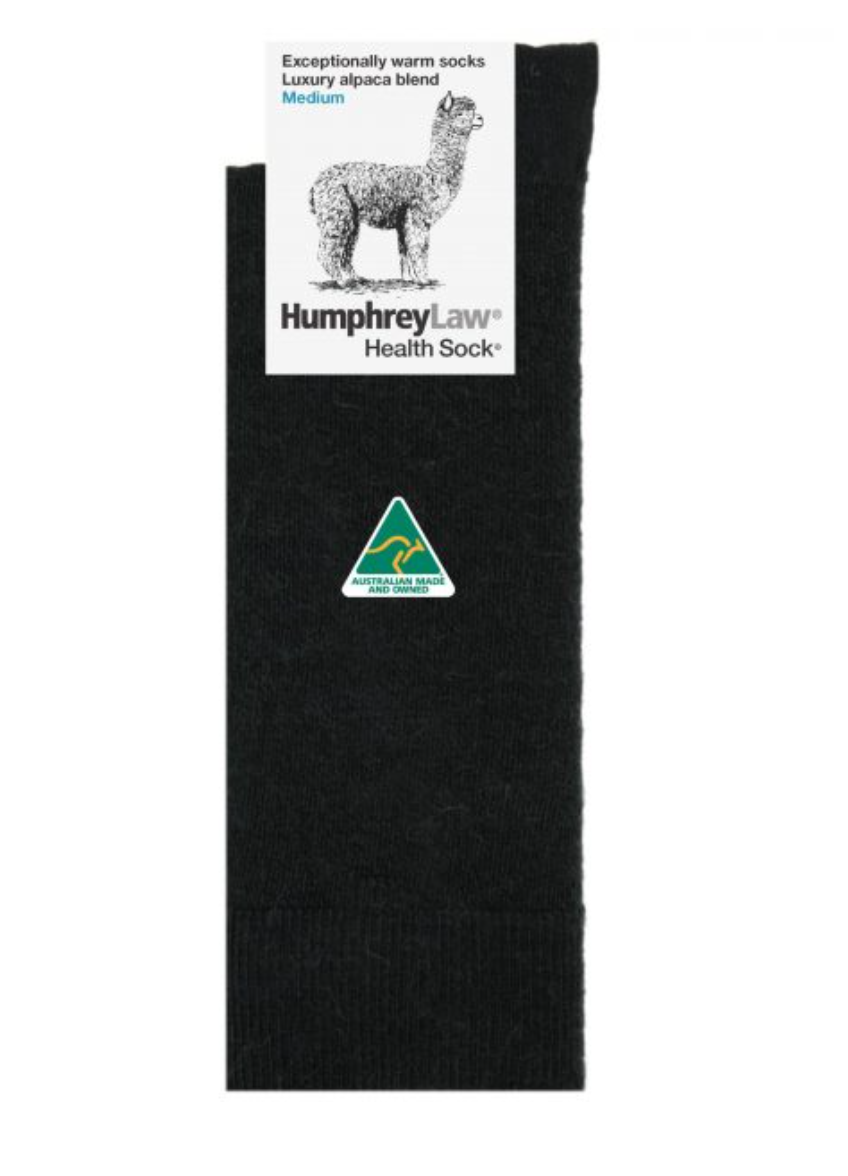 Midweight Baby Alpaca Blend Health Sock - Various Colours