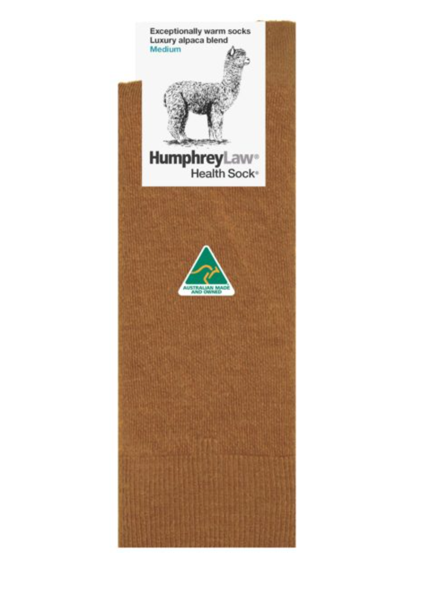 Midweight Baby Alpaca Blend Health Sock - Various Colours