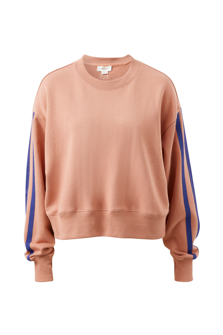 Sasha Sporty Slouchy Crew - Pink Clay