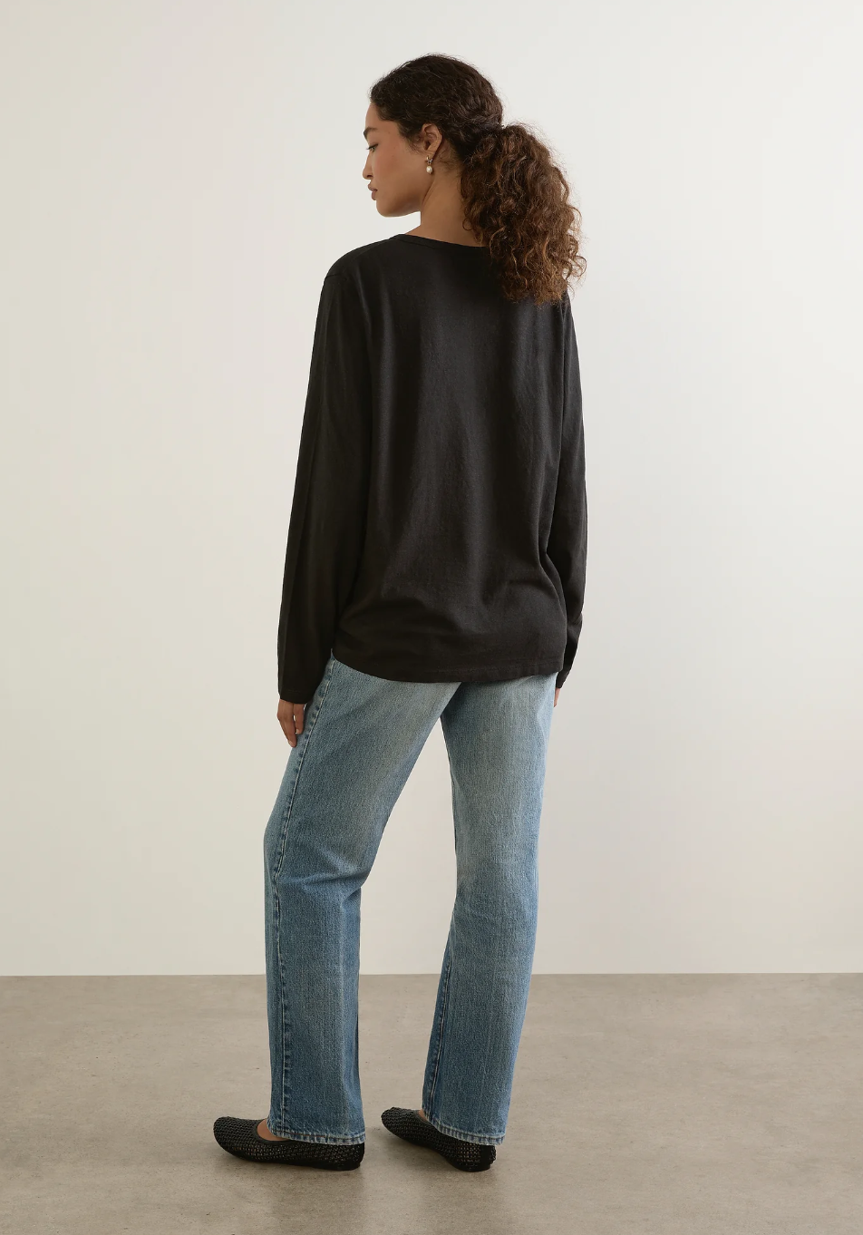 Kirby Henley Tee - Black