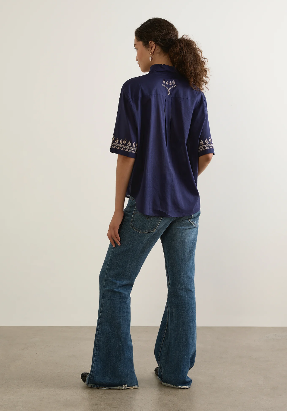 Reign Blouse - Blue
