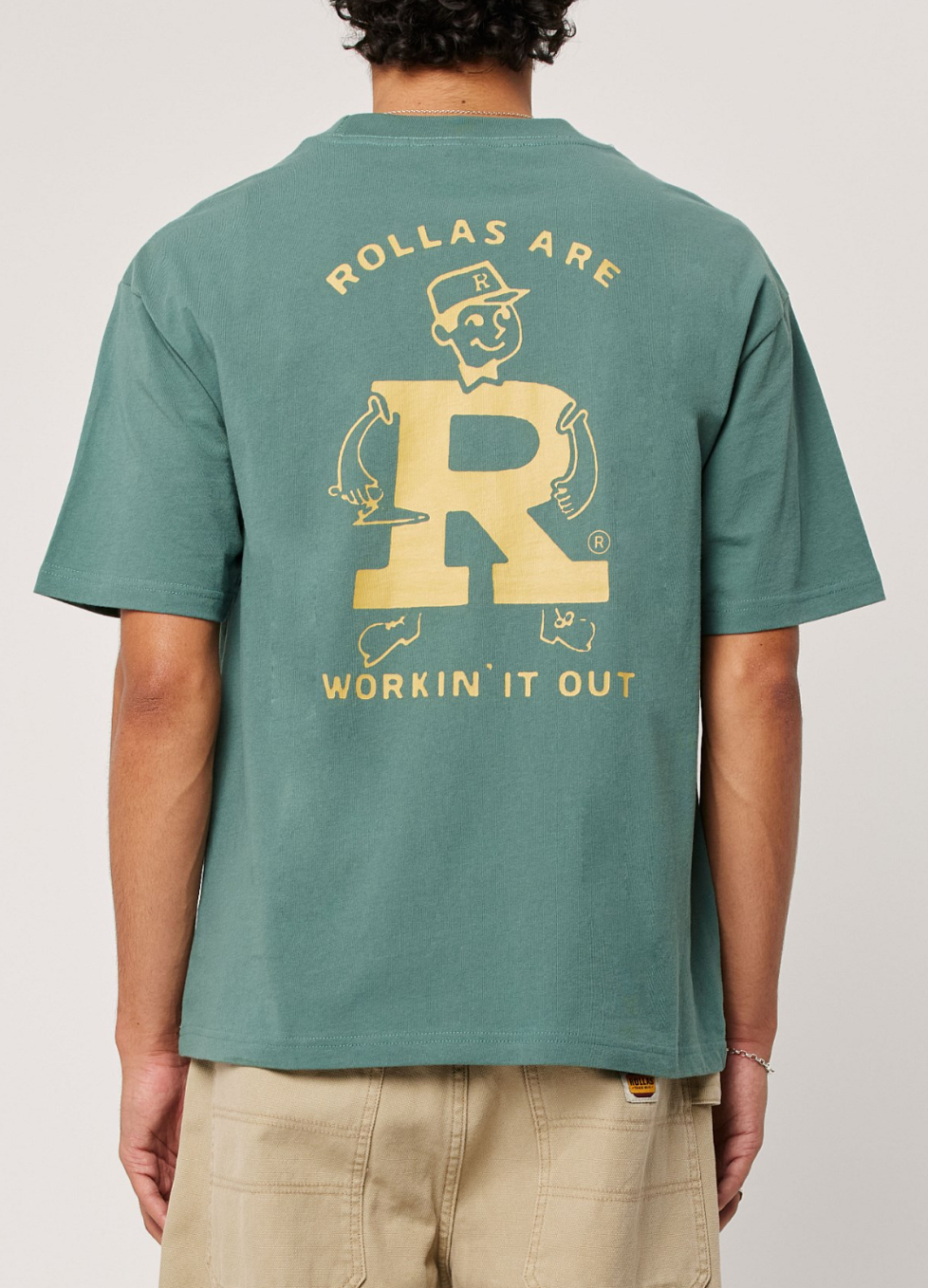 Ezy Works Tee - Forest/Mustard