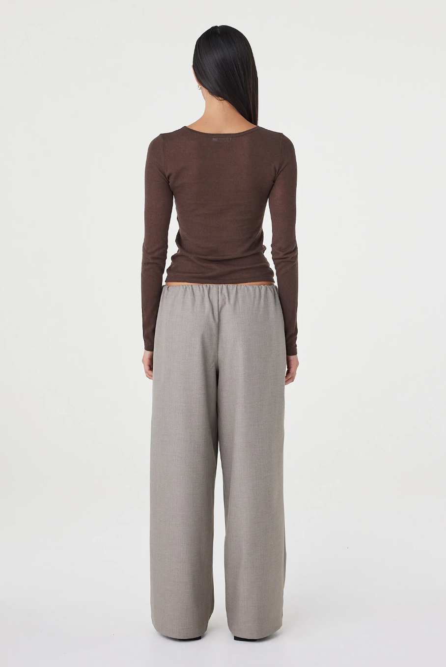 Aston Longsleeve Top - Espresso