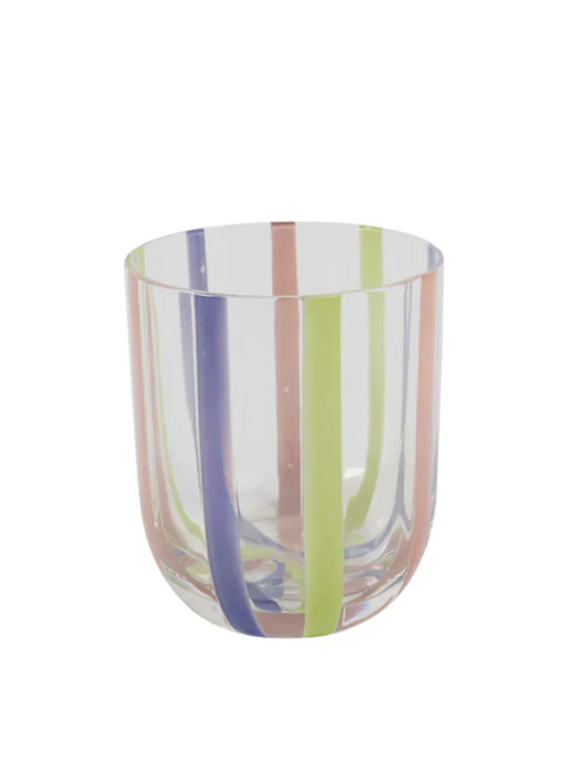 Neptune Stripe Tumbler Glass 2P Set