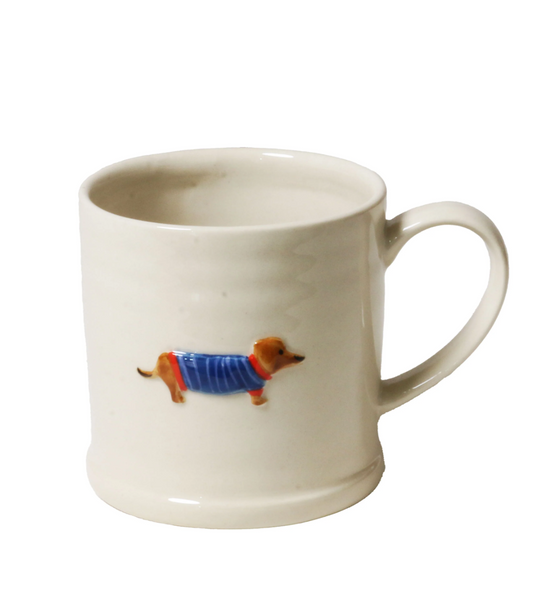 Favourite Things Mug - Warm Dachshund