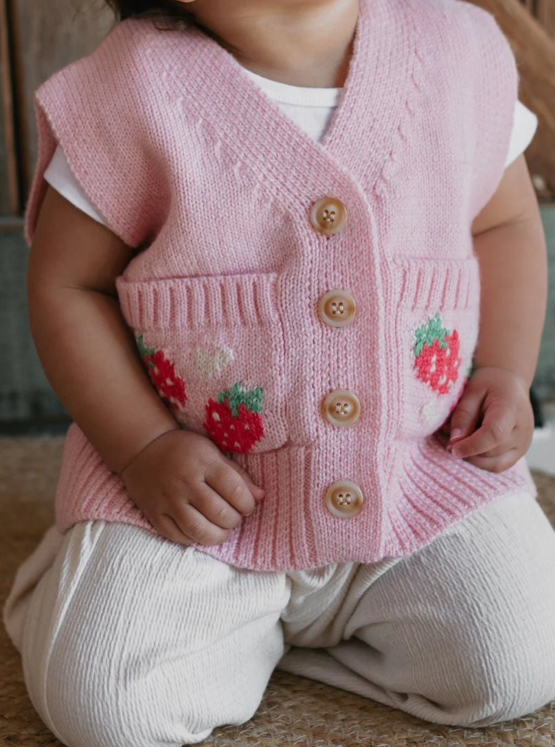 Strawberry Fields Merino Vest