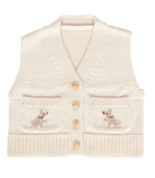 Puppy Dog Merino Vest