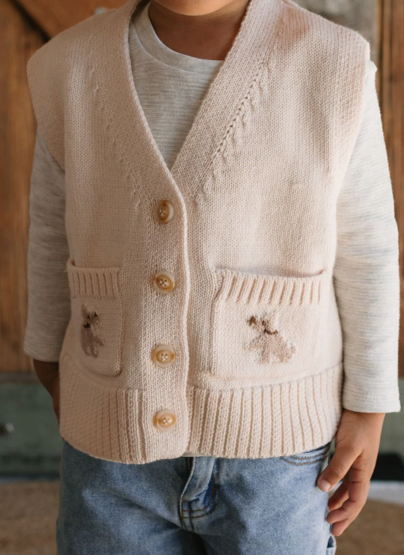 Puppy Dog Merino Vest