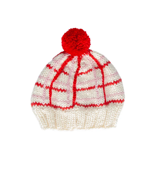 Crossroads Beanie - Pink & Red