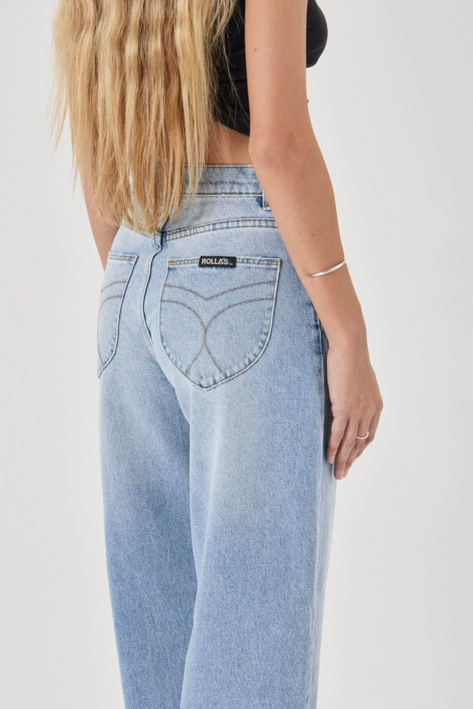 Gigi Barrel Jean - Brad Blue