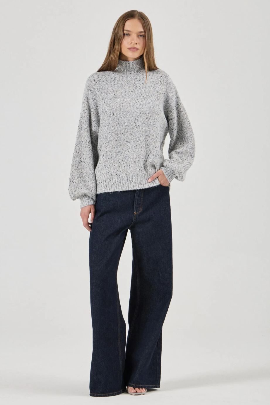 Haven Sweater - Heather Grey
