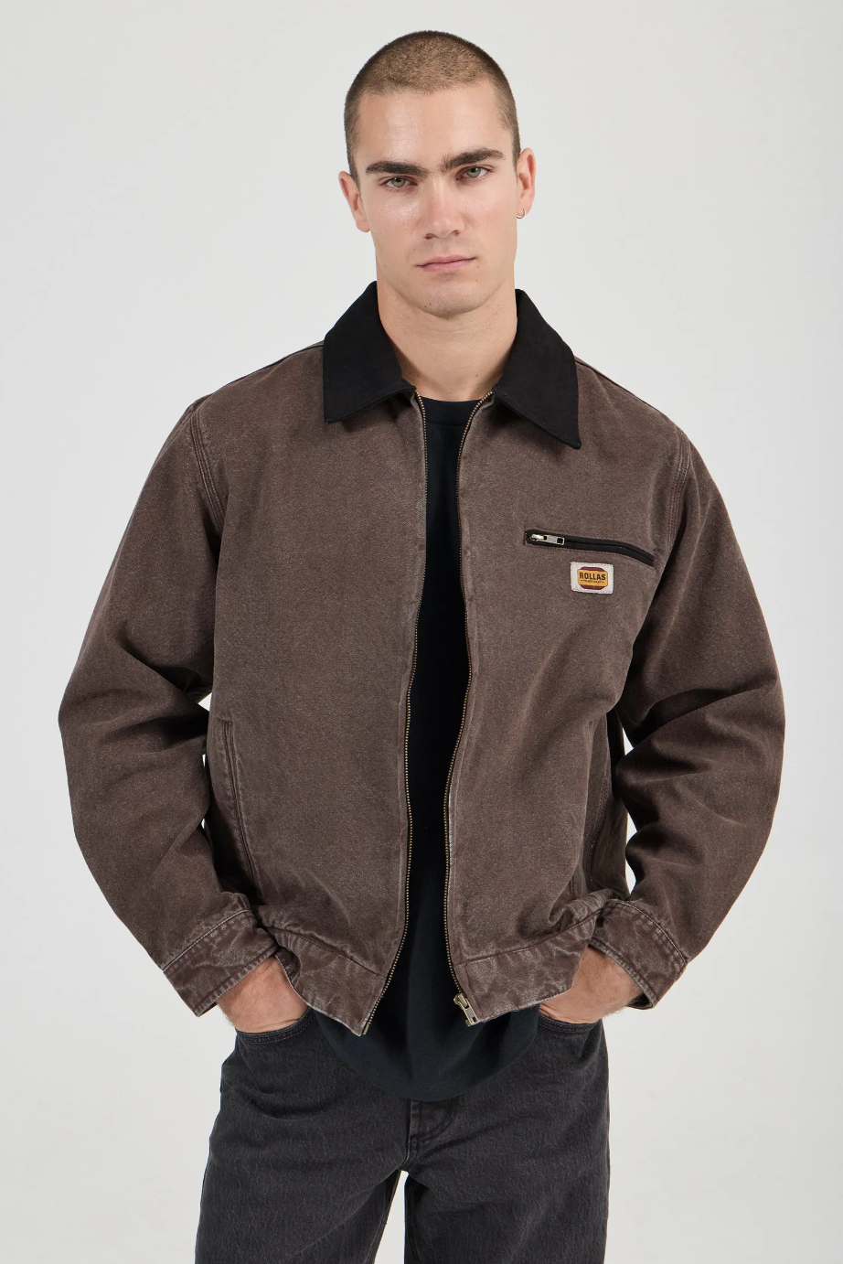 Nailhead Miner Jacket - Espresso