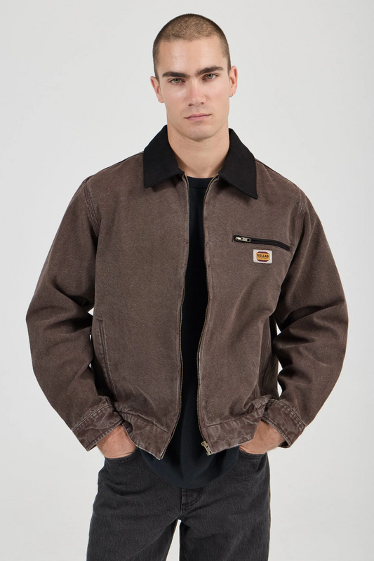 Nailhead Miner Jacket - Espresso