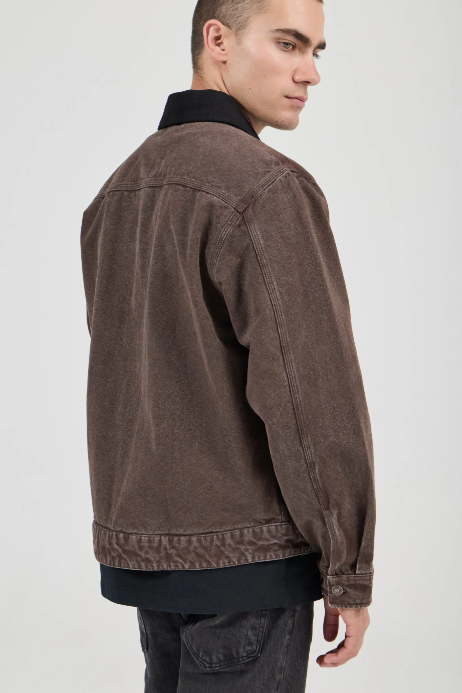 Nailhead Miner Jacket - Espresso