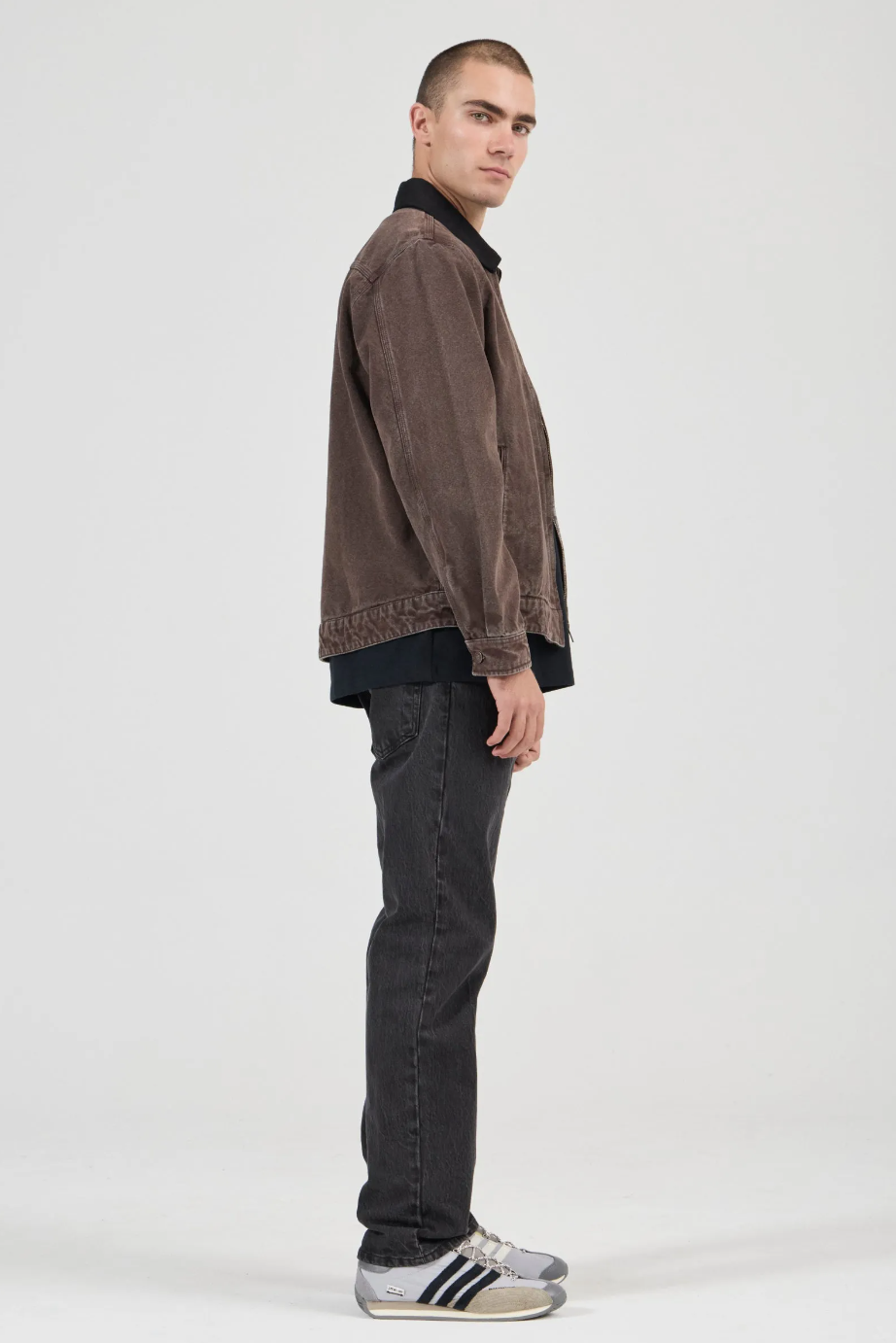Nailhead Miner Jacket - Espresso