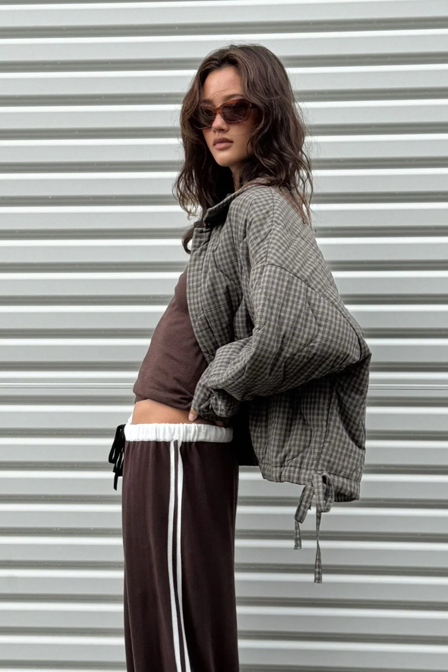 Matteo Jacket - Olive & Teal Check