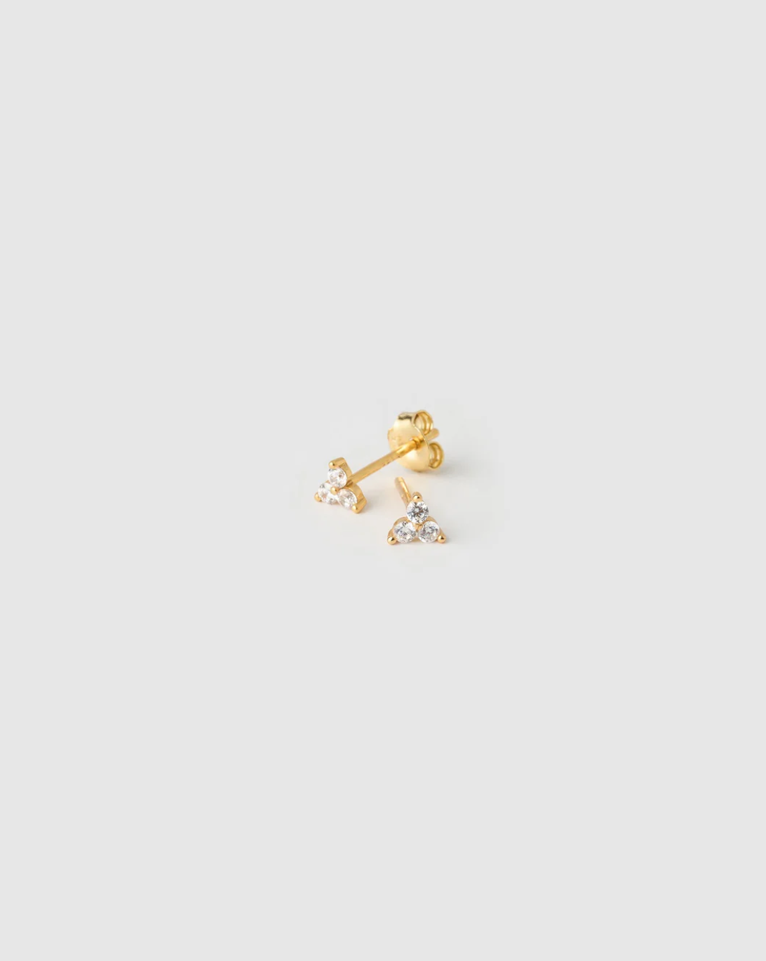 Cassia Stud Earrings - Stone