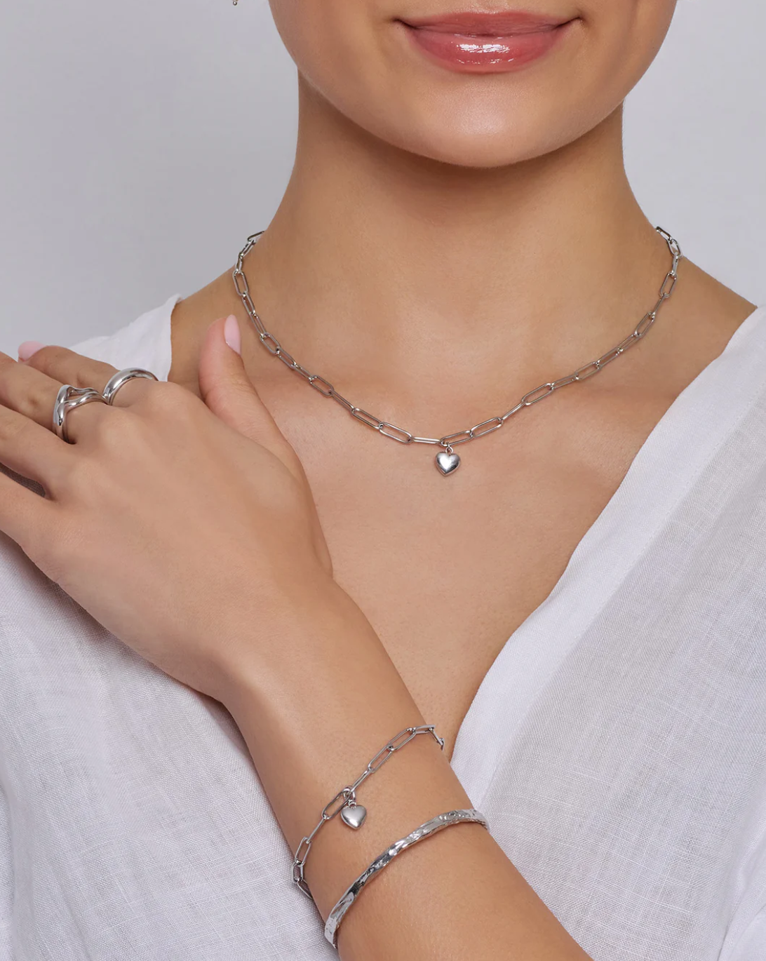 Treasure Silver Necklace