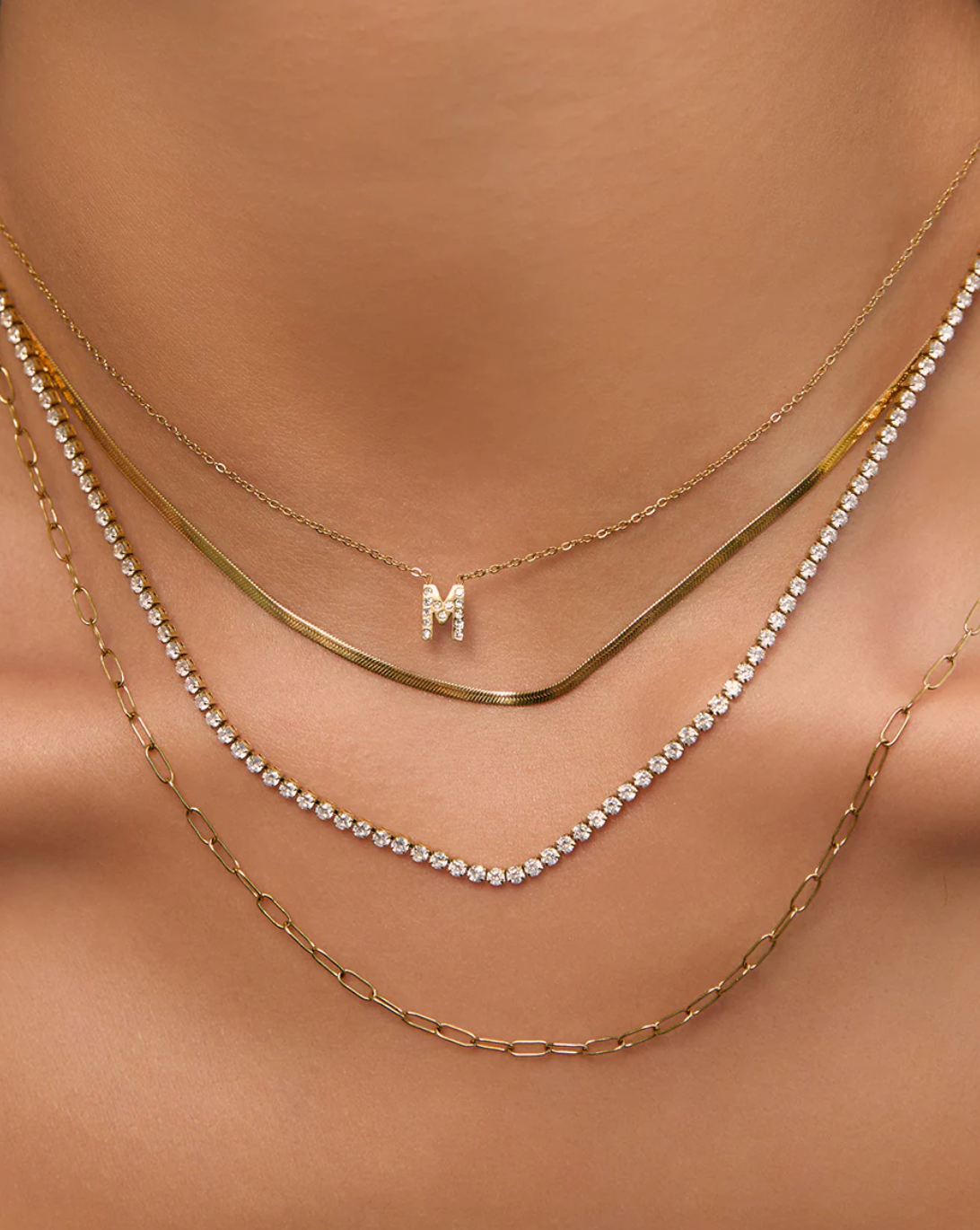 Charlize Tennis Necklace