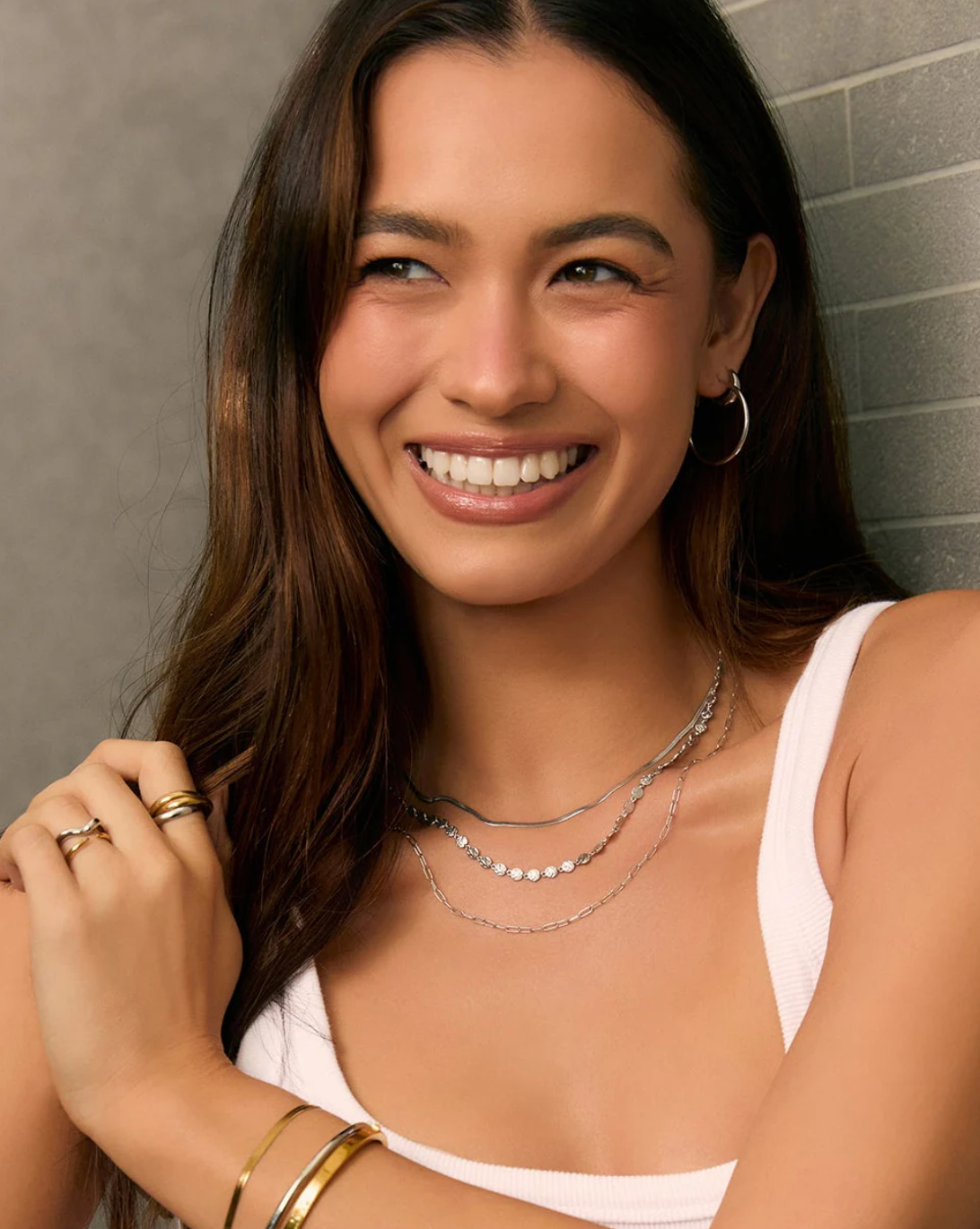 Atlas Silver Necklace