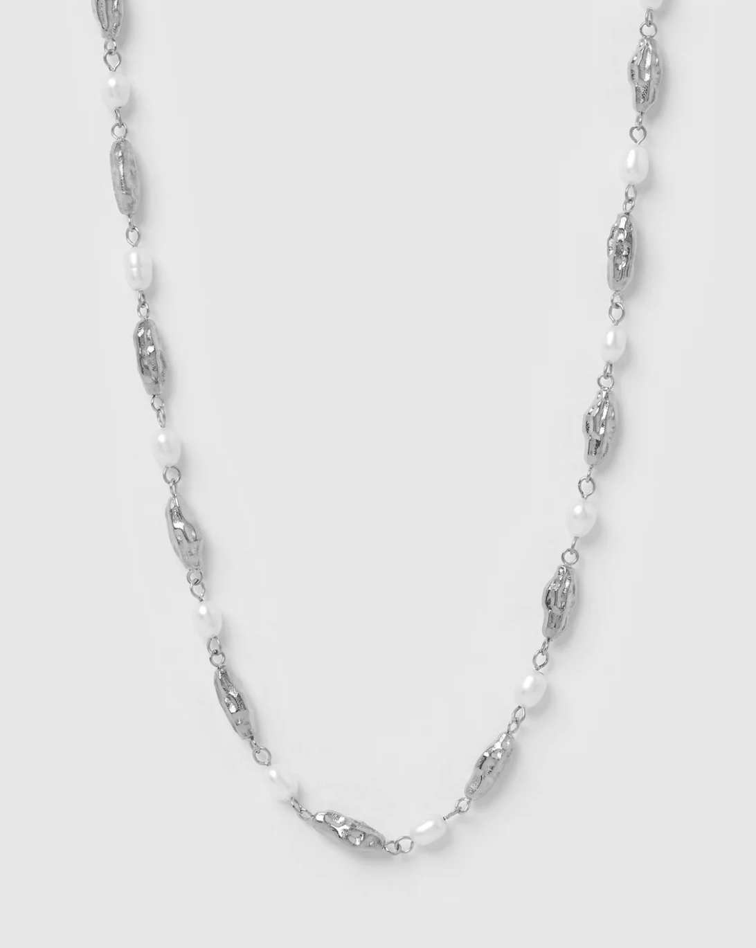 Mimi Pearl and Silver Necklace