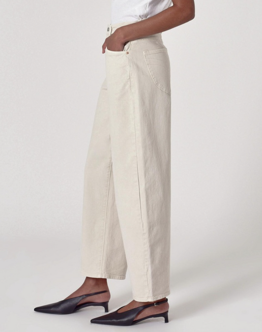 Gigi Barrel Jean - Salt