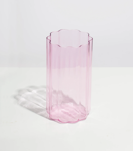 Wave Vase - Pink