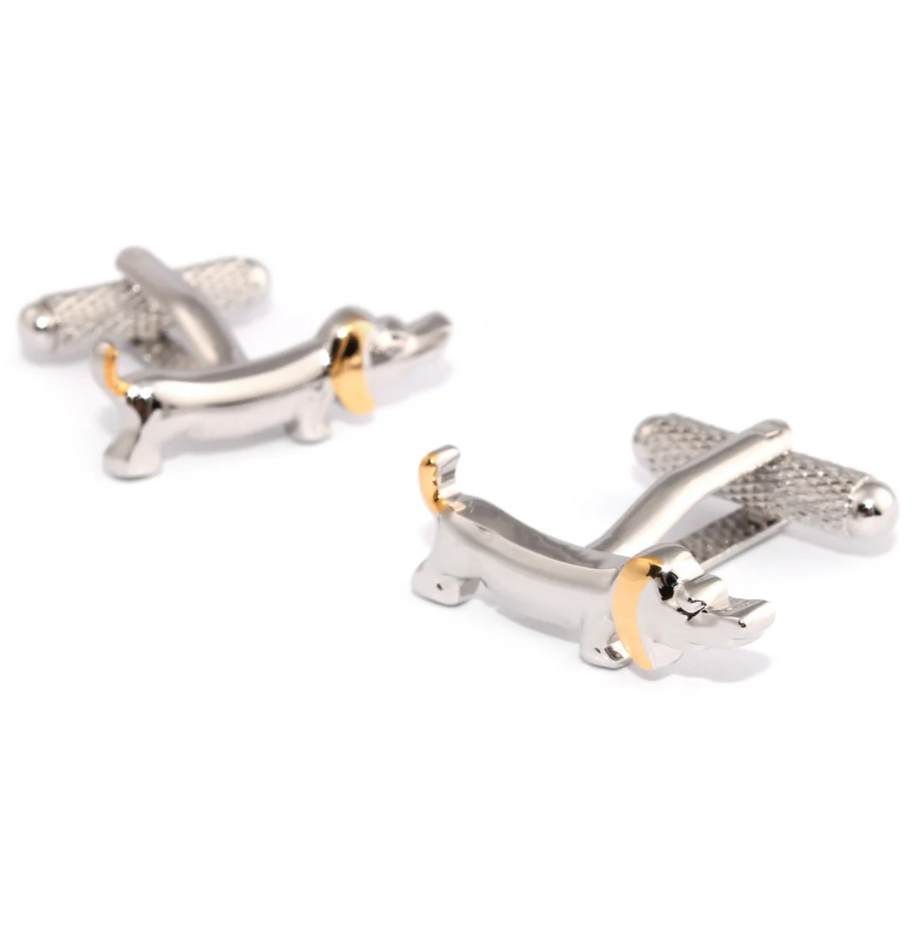 Silver Dog Cufflinks