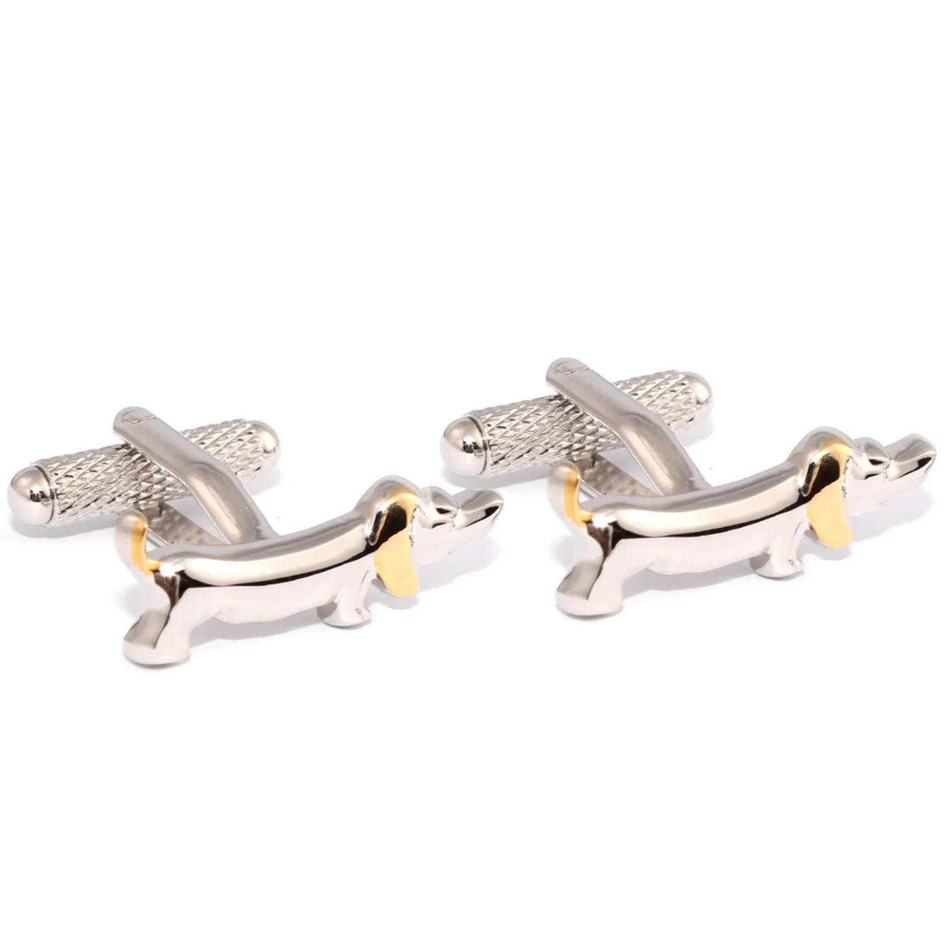 Silver Dog Cufflinks