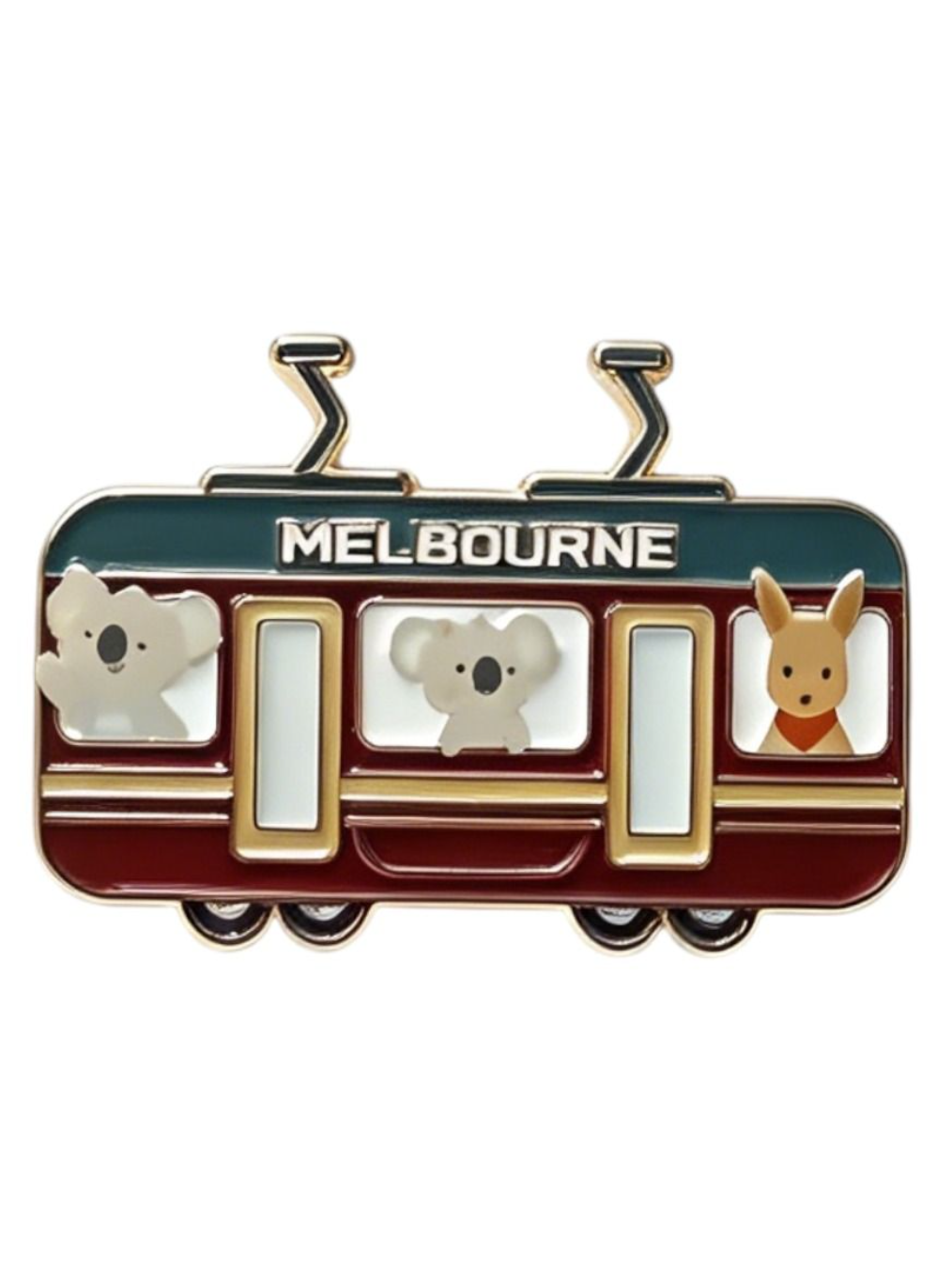Little Aussie Adventure - Melbourne Tram Enamel Pin
