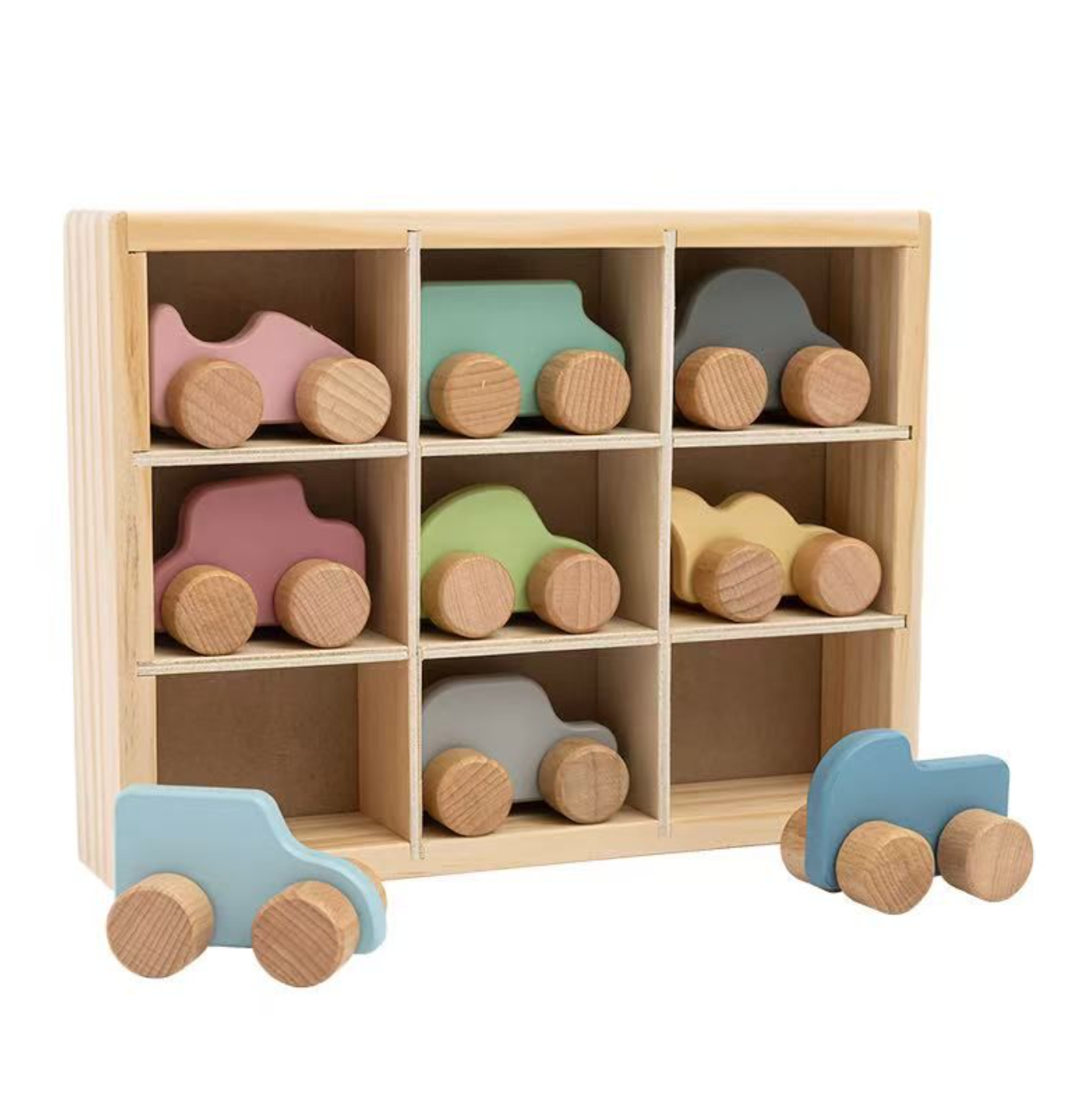 Mini Rainbow Wheels Car Set