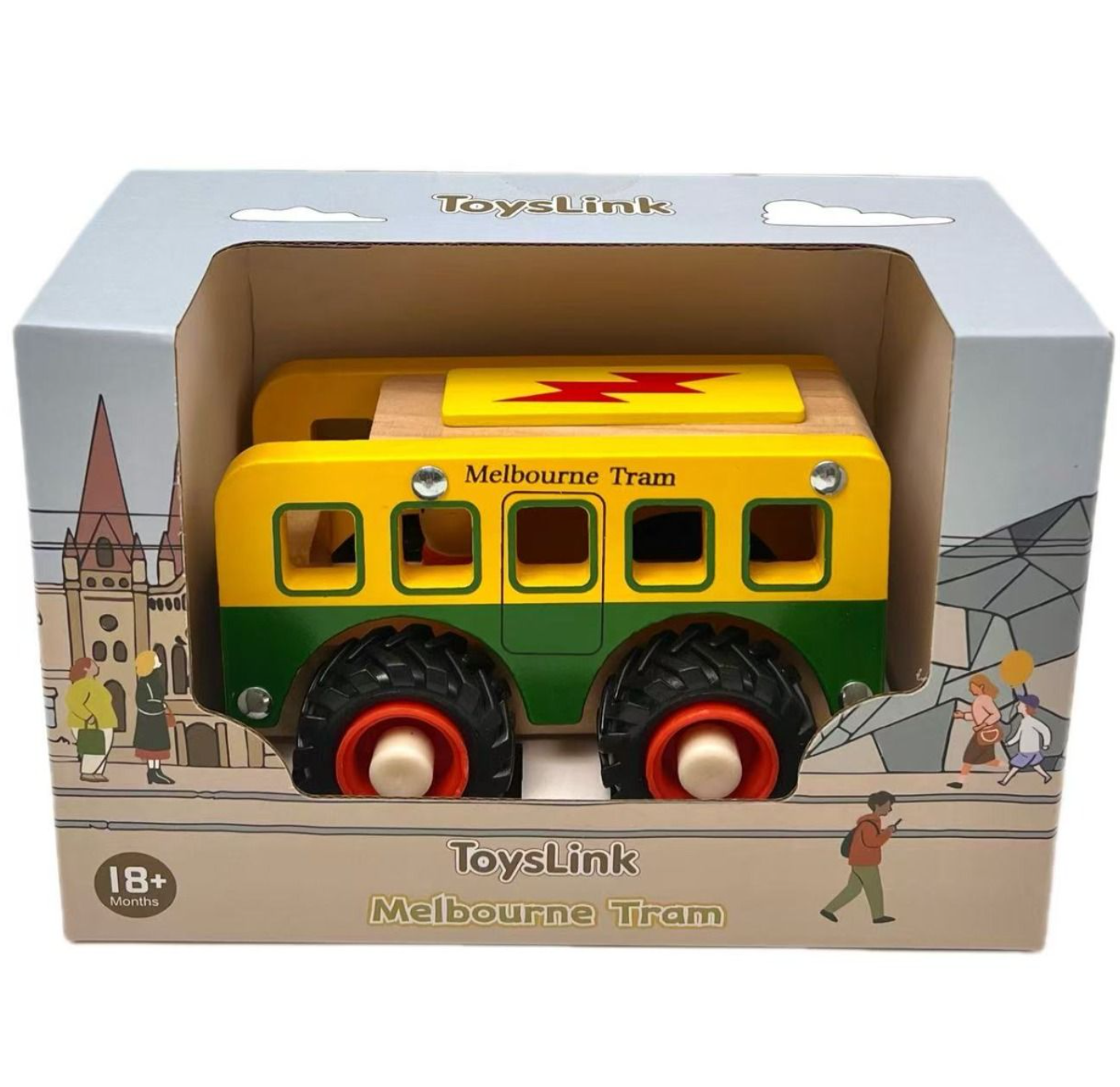 Wooden Tram Vehicle