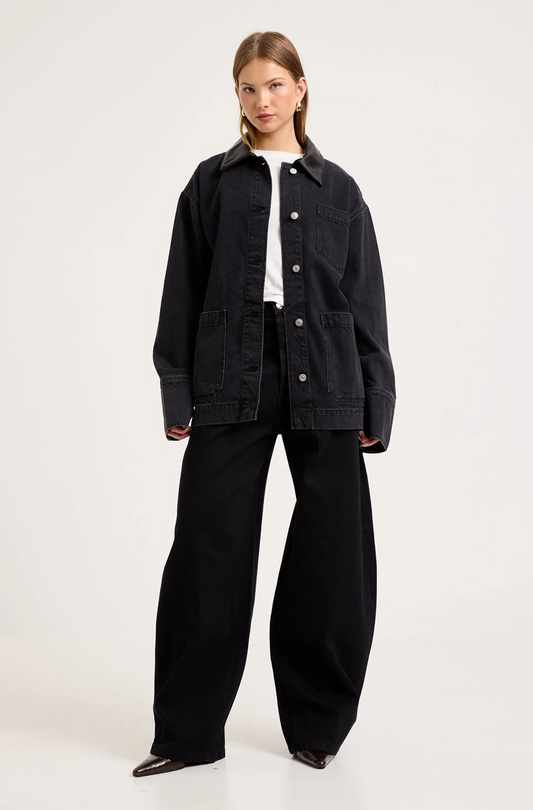 Denim Chore Jacket - Mercer Black