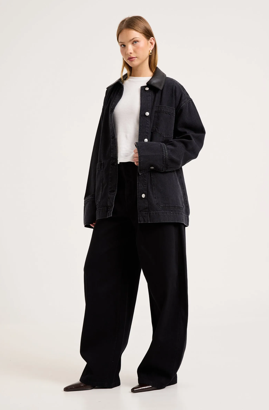 Denim Chore Jacket - Mercer Black