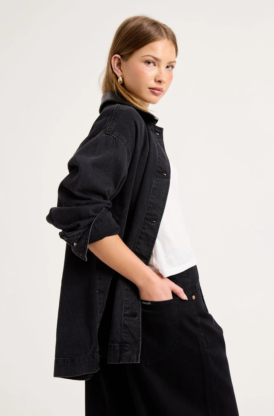 Denim Chore Jacket - Mercer Black