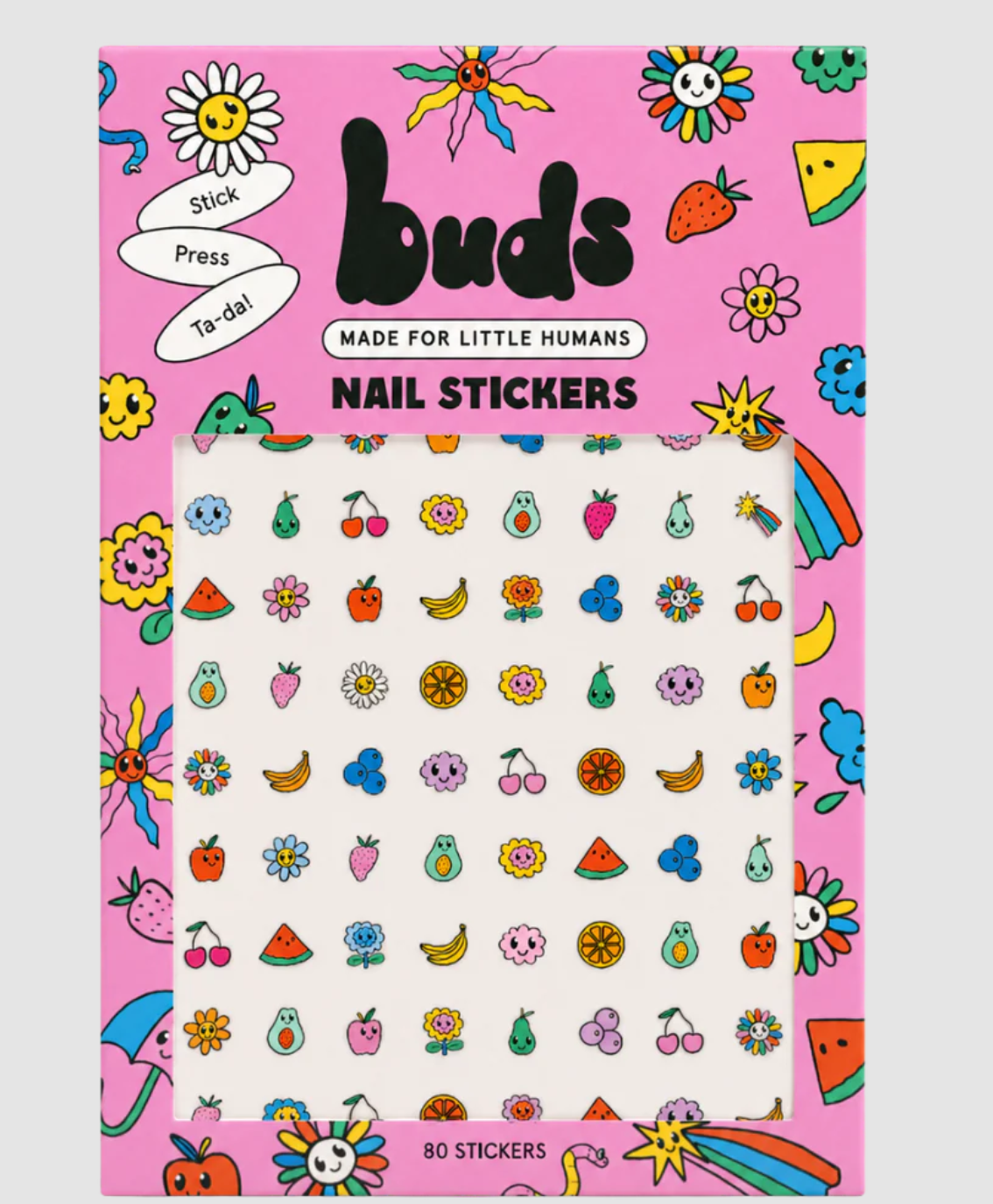 Kids Nail Stickers - Fruits