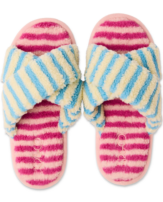 Sunny Granita Sherpa Adult Slippers