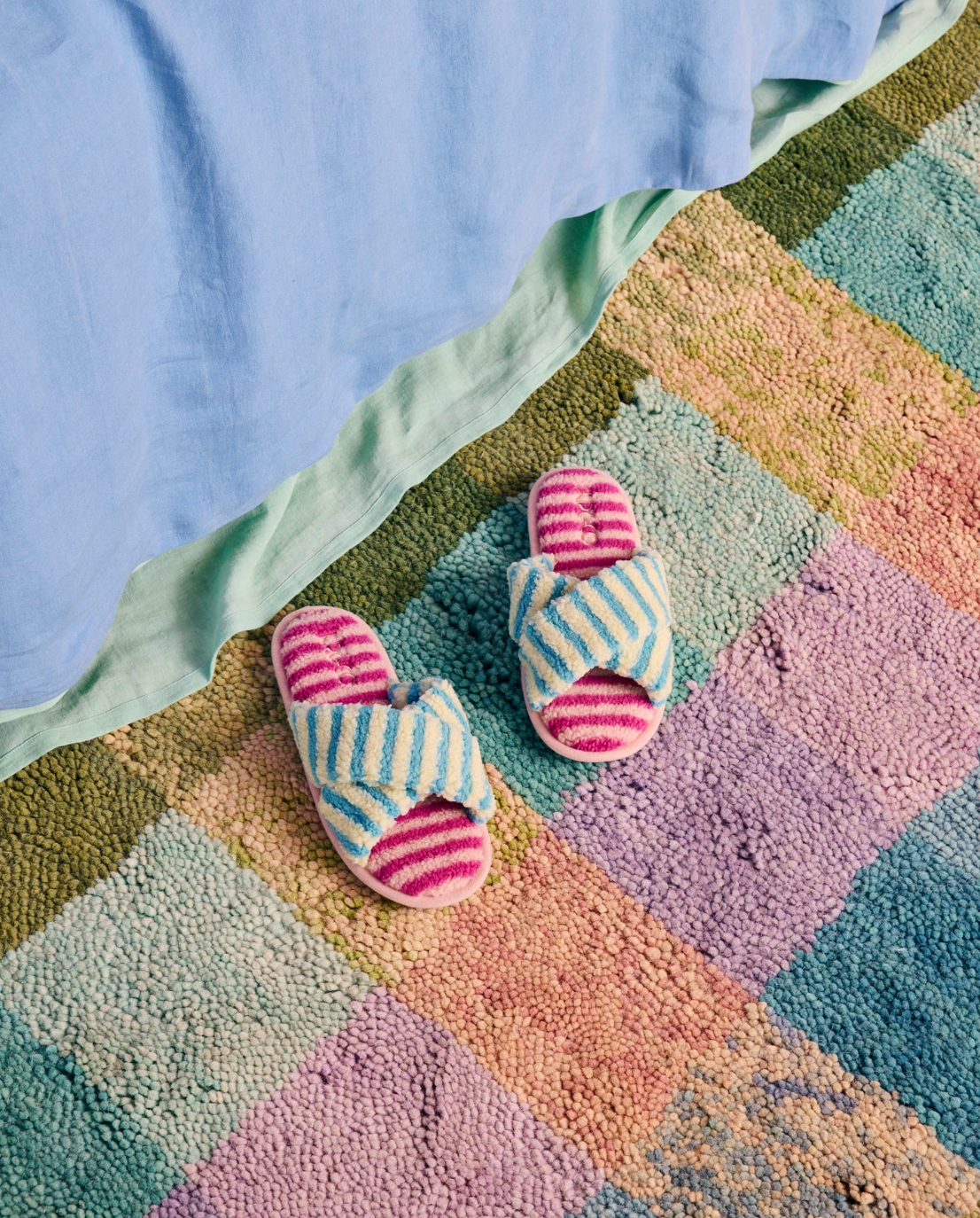 Sunny Granita Sherpa Adult Slippers