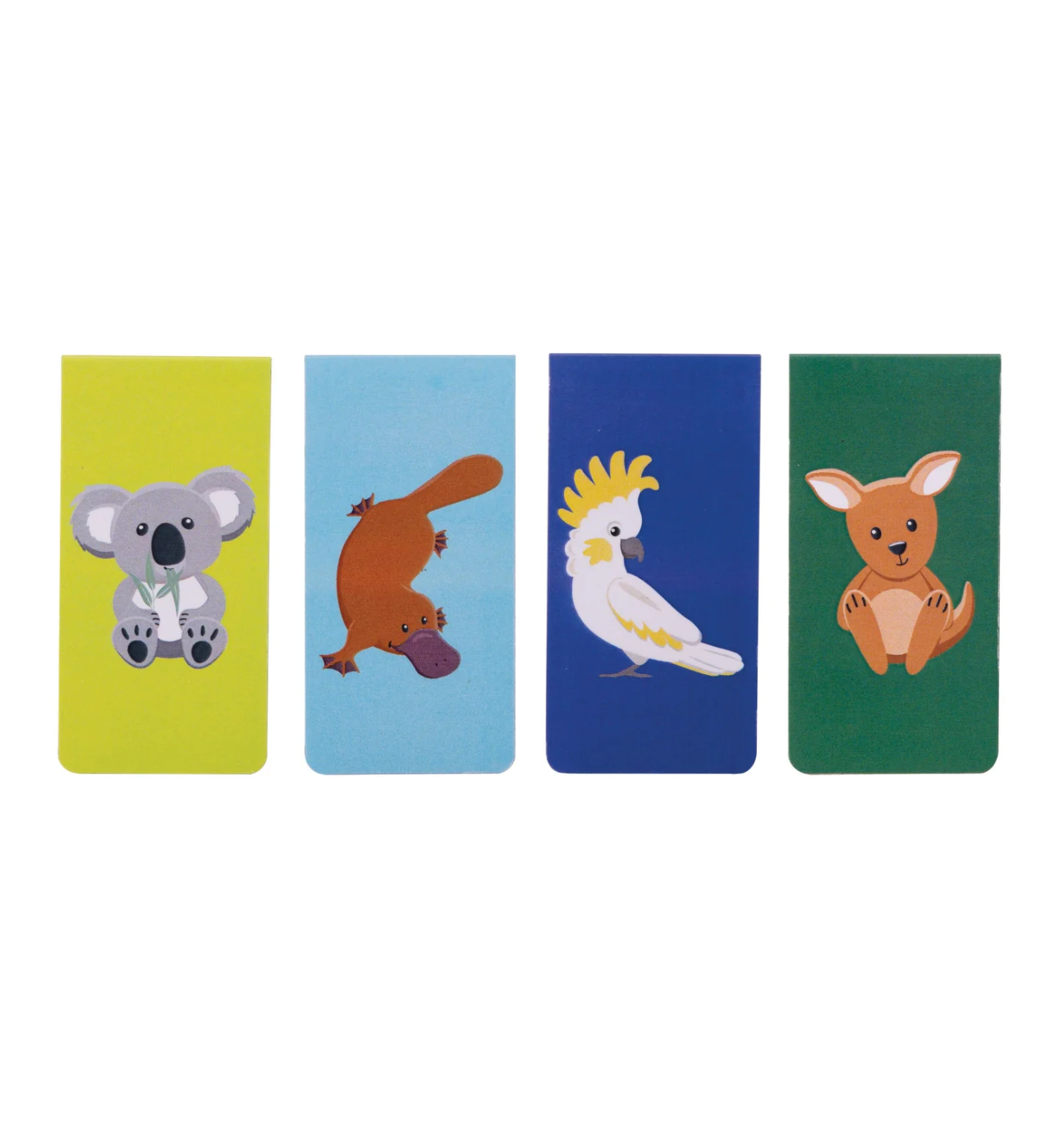 Aussie Animals Magnetic Bookmarks - 4pcs Set