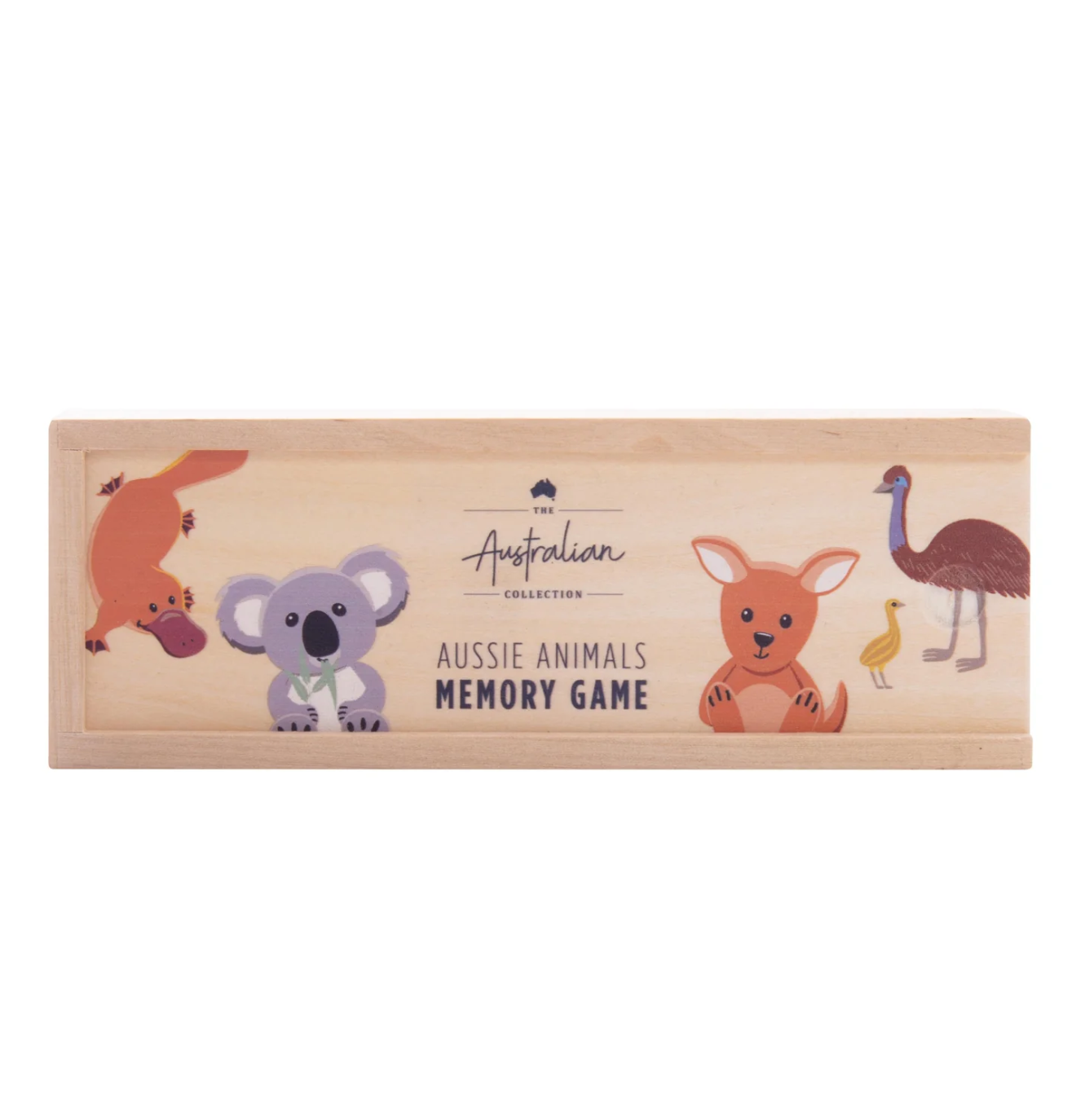 The Australian Collection Aussie Animals Wooden Memory Game